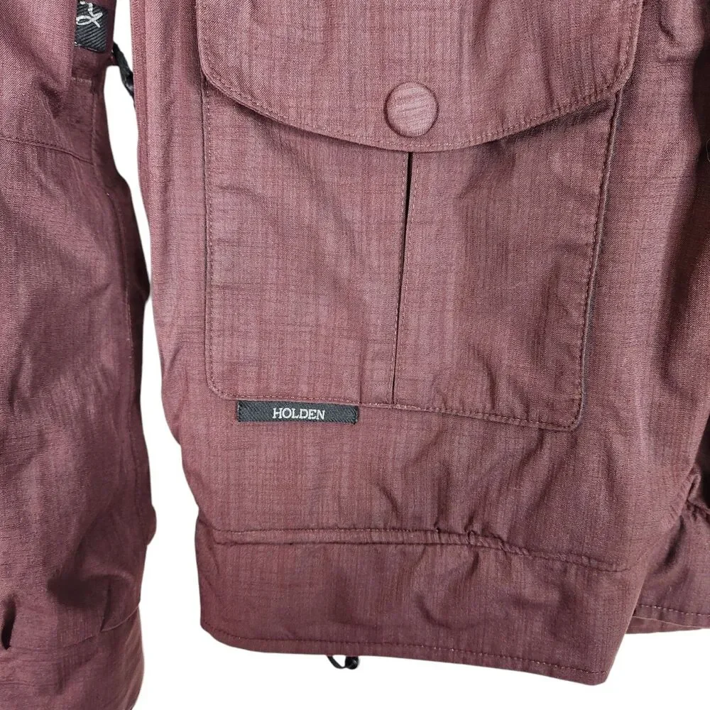 HOLDEN Jacket Womens XS‎ Maroon Dawn Pullover Ski Snow Jacket Waterproof